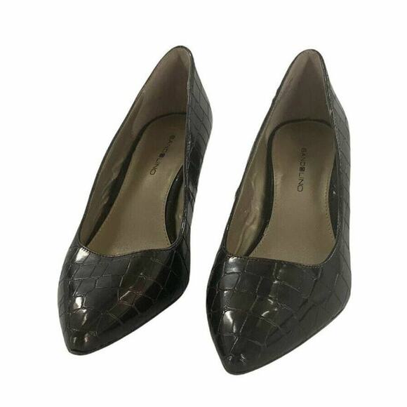 Bandolino Jossline Shoes Womens Size 8.5M Brown Printed Pointed Toe Pump Heels - Picture 2 of 7